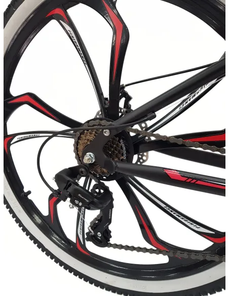 Rower Górski MTB 27,5 Stal Młodzieżowy 21 Biegów 10 Szprych Tarcze Dzwonek