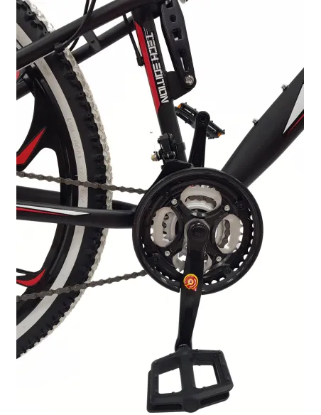 Rower Górski MTB 27,5 Stal Młodzieżowy 21 Biegów 10 Szprych Tarcze Dzwonek