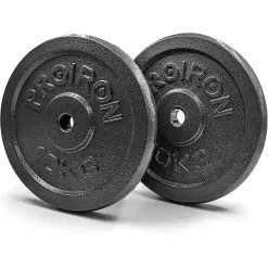 Obciążenie Żeliwne 2x10kg Talerz Zestaw Obciążeń Żeliwnych Krążki 20kg 25mm