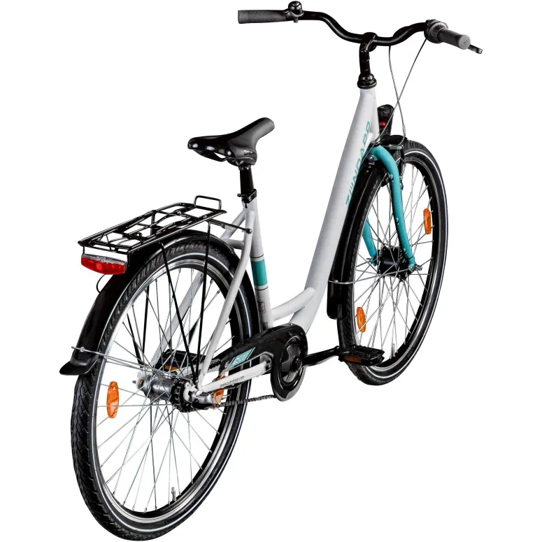 Rower Miejski Damski Dziewczęcy 26 Shimano Nexus 3 Biegi Kontra Dynamo