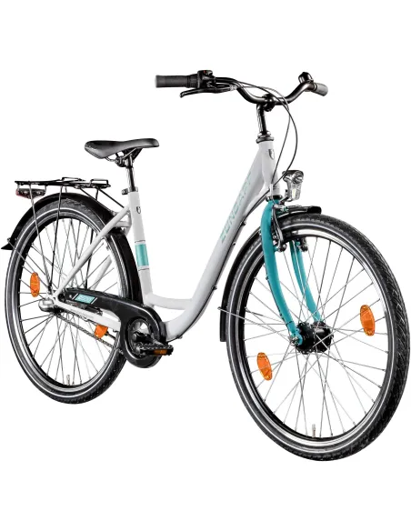 Rower Miejski Damski Dziewczęcy 26 Shimano Nexus 3 Biegi Kontra Dynamo