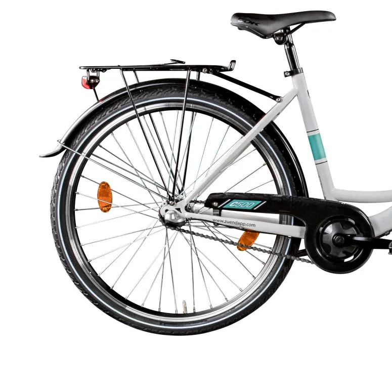 Rower Miejski Damski Dziewczęcy 26 Shimano Nexus 3 Biegi Kontra Dynamo