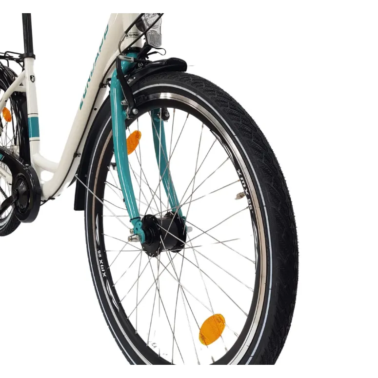 Rower Miejski Damski Dziewczęcy 26 Shimano Nexus 3 Biegi Kontra Dynamo