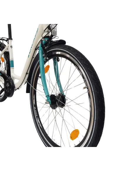 Rower Miejski Damski Dziewczęcy 26 Shimano Nexus 3 Biegi Kontra Dynamo