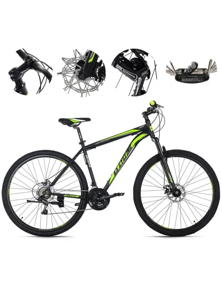 Rower Górski 29 MTB Hardtail Męski Damski Tarcze Microshift Stopka Odblaski