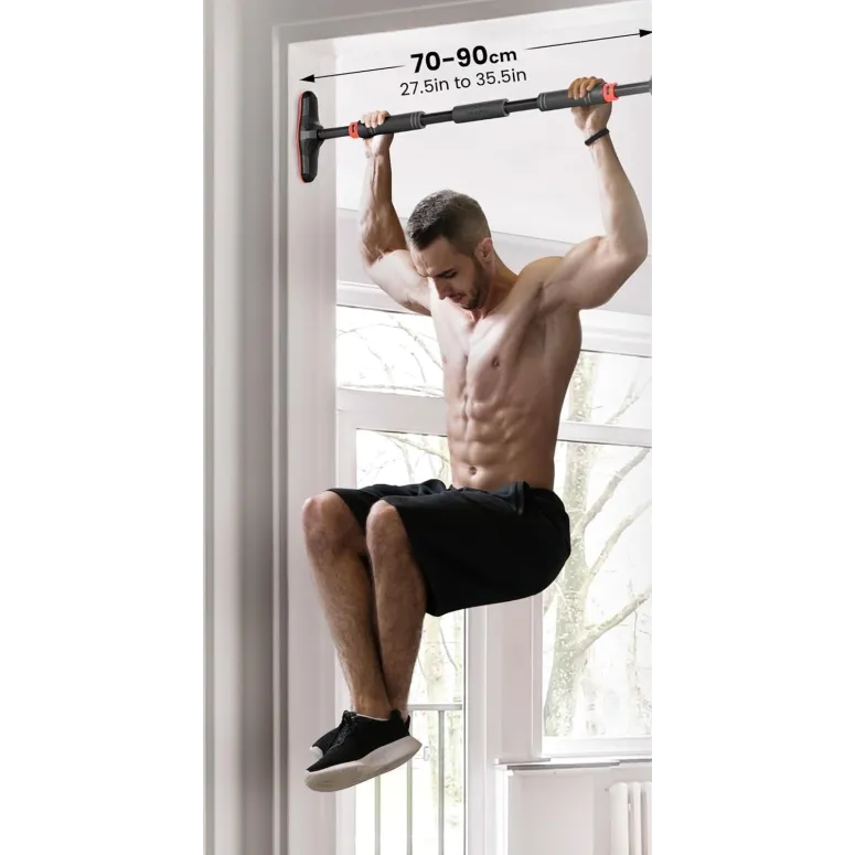 Drążek Rozporowy BeMaxx Do Podciągania Regulowany Bez śrub/wiercenia 70-90