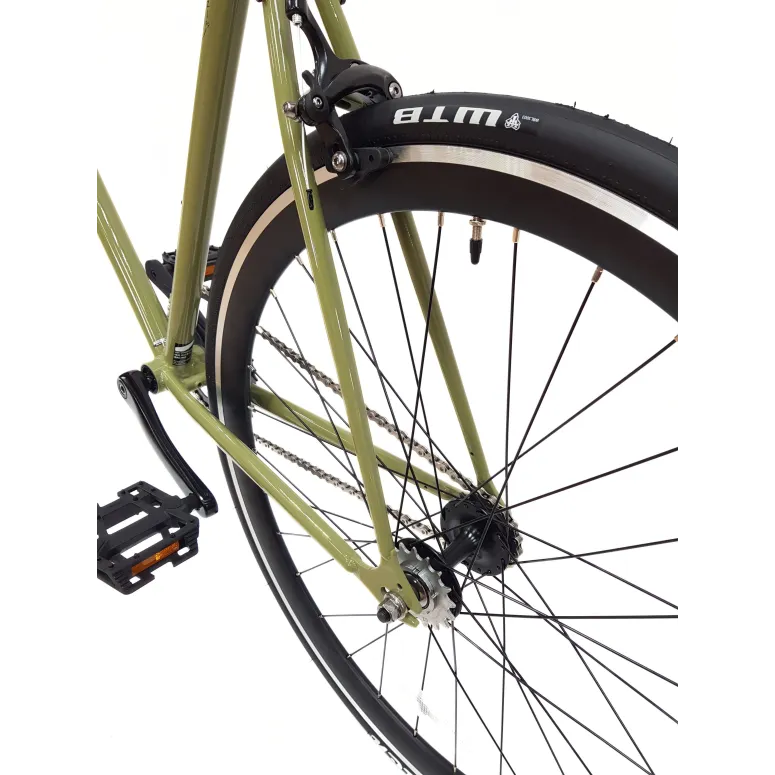 Rower Ostre Koło 28 Miejski U-Brake Odblaski Singlespeed Uniwersalny Lekki