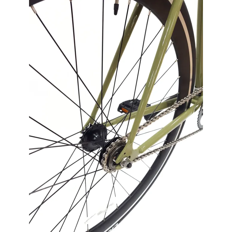 Rower Ostre Koło 28 Miejski U-Brake Odblaski Singlespeed Uniwersalny Lekki