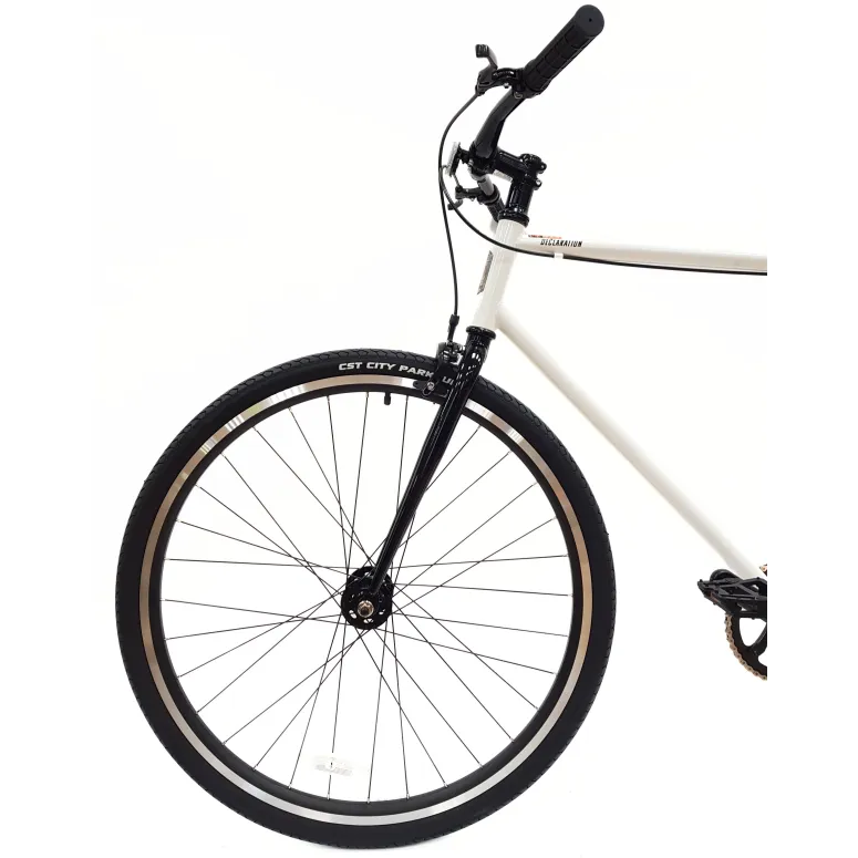 Rower Ostre Koło 28 Miejski U-Brake Uniwersalny Singlespeed Lekki Odblaski