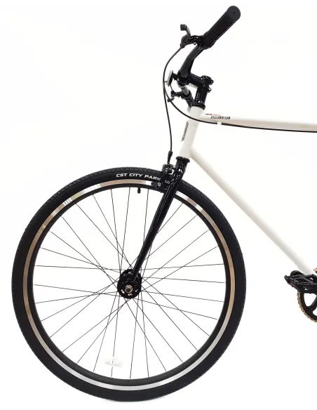 Rower Ostre Koło 28 Miejski U-Brake Uniwersalny Singlespeed Lekki Odblaski