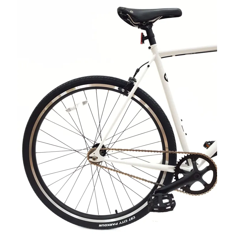 Rower Ostre Koło 28 Miejski U-Brake Uniwersalny Singlespeed Lekki Odblaski