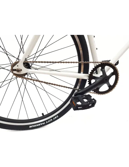 Rower Ostre Koło 28 Miejski U-Brake Uniwersalny Singlespeed Lekki Odblaski