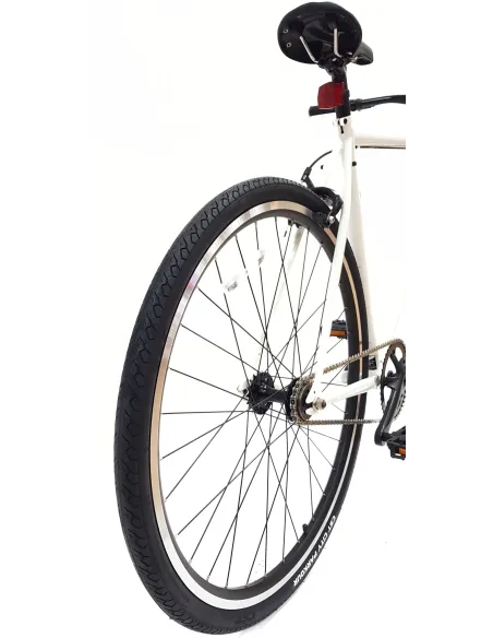 Rower Ostre Koło 28 Miejski U-Brake Uniwersalny Singlespeed Lekki Odblaski