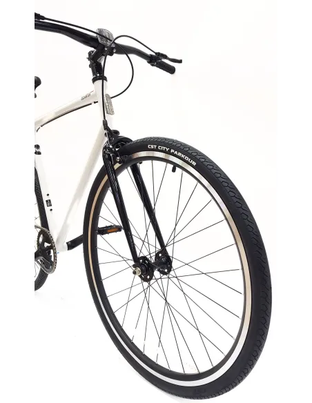 Rower Ostre Koło 28 Miejski U-Brake Uniwersalny Singlespeed Lekki Odblaski