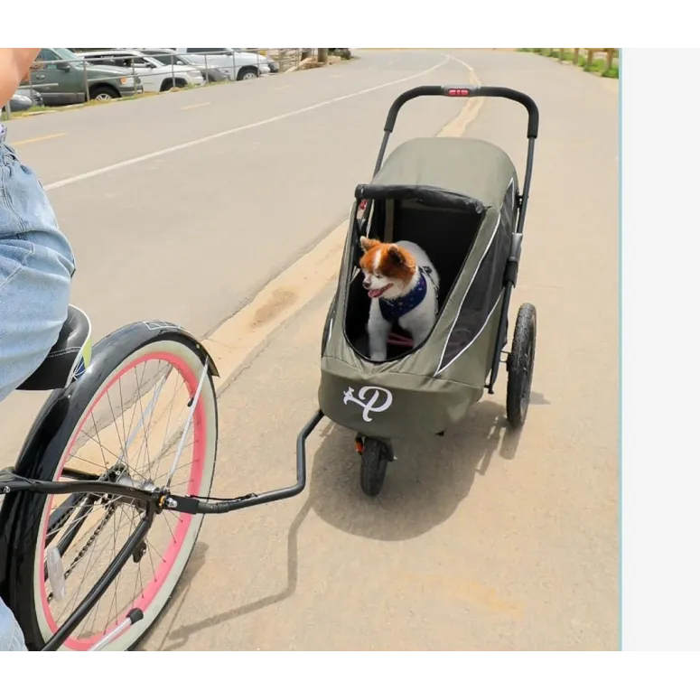 Wózek Dla Psa Kota PETIQUE Breeze Składany Przyczepa Do Roweru Transporter