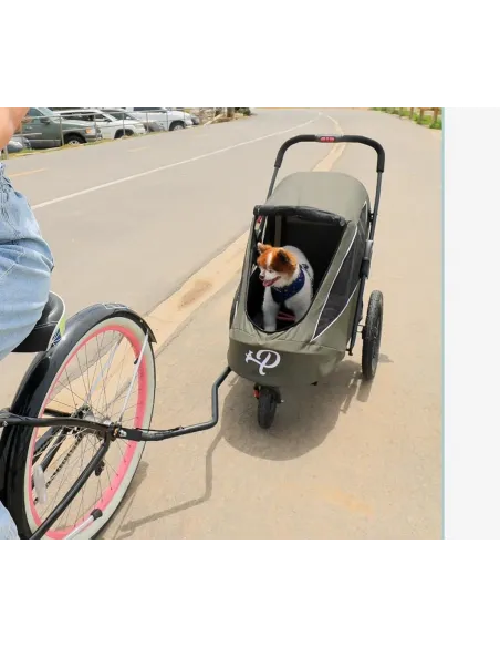 Wózek Dla Psa Kota PETIQUE Breeze Składany Przyczepa Do Roweru Transporter
