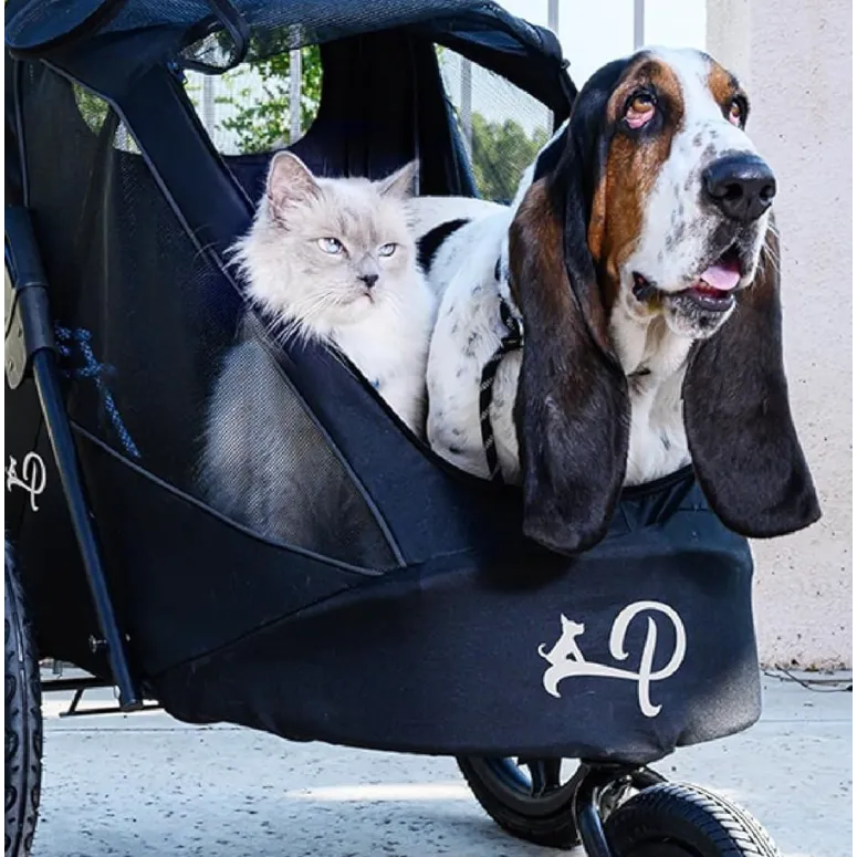 Wózek Dla Psa Kota PETIQUE Breeze Składany Przyczepa Do Roweru Transporter