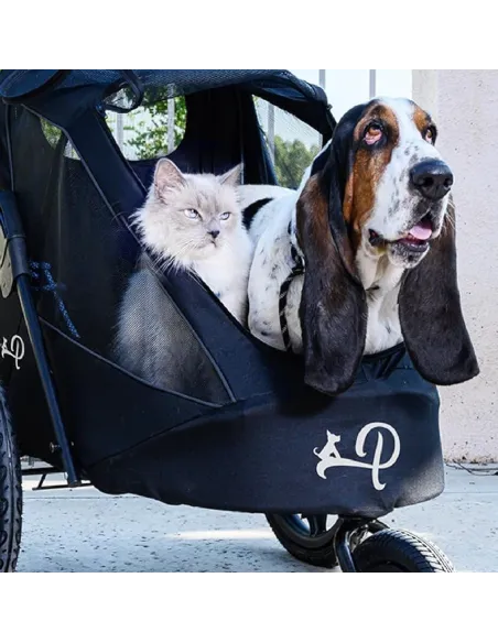 Wózek Dla Psa Kota PETIQUE Breeze Składany Przyczepa Do Roweru Transporter