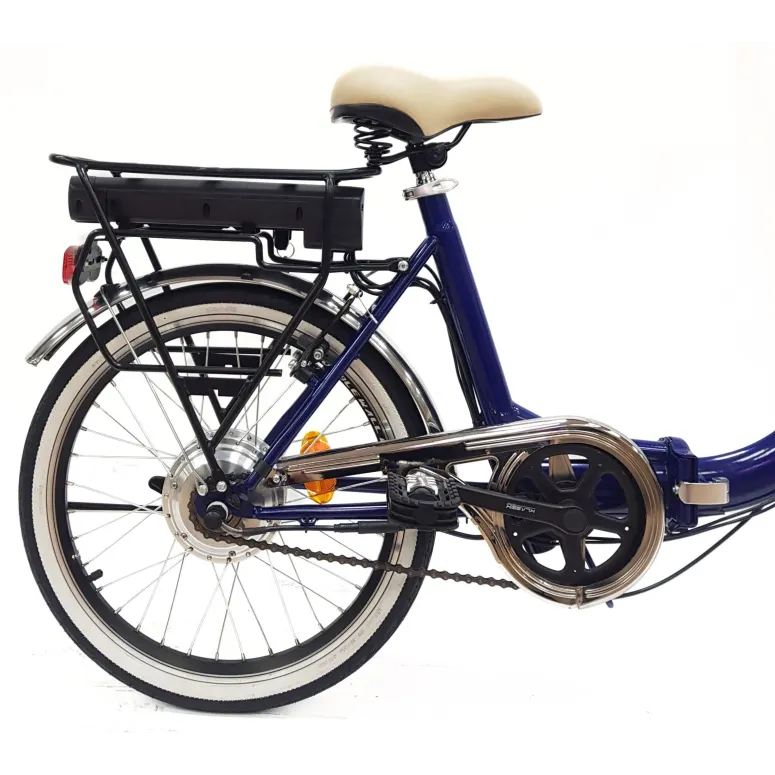 Elektryczny Rower Miejski 20 Stal V-brake 250W 24V 7.8Ah Składany Światła