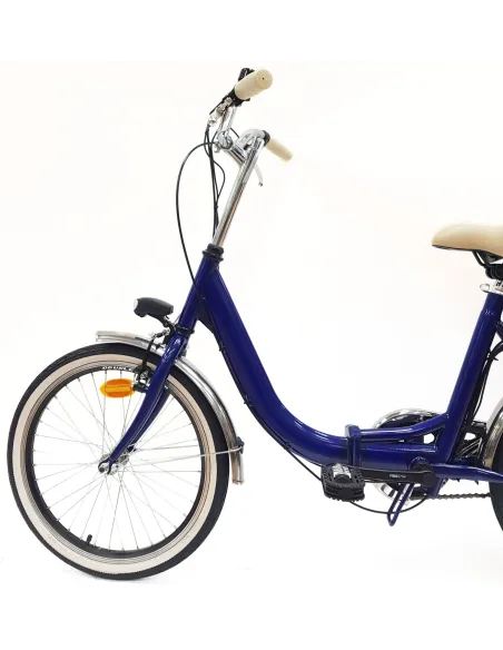 Elektryczny Rower Miejski 20 Stal V-brake 250W 24V 7.8Ah Składany Światła