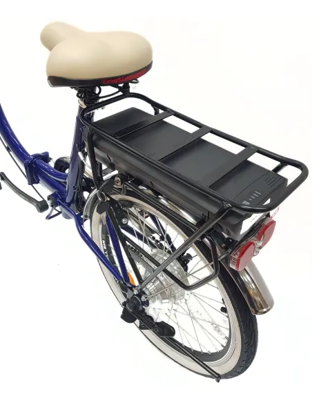 Elektryczny Rower Miejski 20 Stal V-brake 250W 24V 7.8Ah Składany Światła