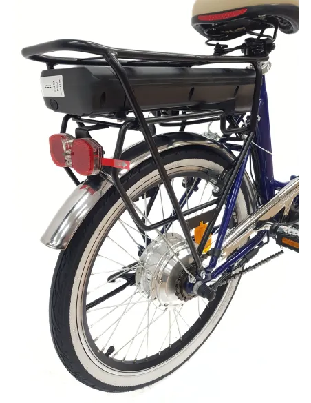 Elektryczny Rower Miejski 20 Stal V-brake 250W 24V 7.8Ah Składany Światła