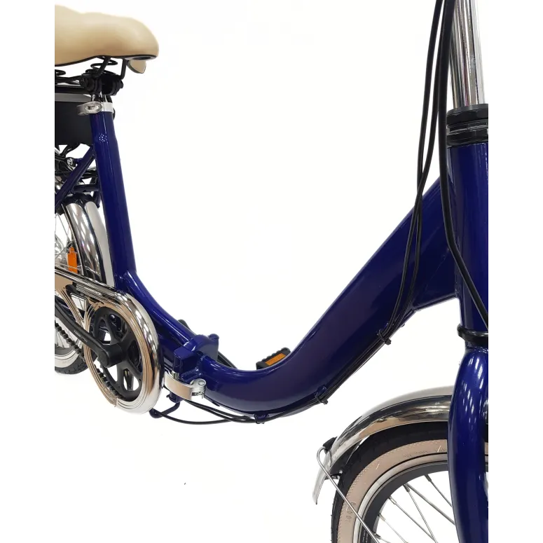 Elektryczny Rower Miejski 20 Stal V-brake 250W 24V 7.8Ah Składany Światła