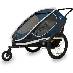 Przyczepka Rowerowa Hamax Outback One 1 Regulacja Oparcia Niebieska