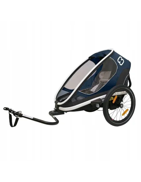 Przyczepka Rowerowa Hamax Outback One 1 Regulacja Oparcia Niebieska