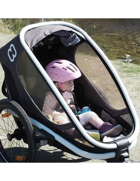 Przyczepka Rowerowa Hamax Outback One 1 Regulacja Oparcia Niebieska