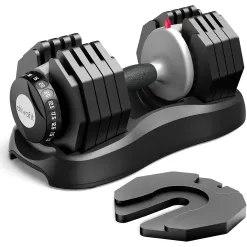 Hantla Z Regulowanym Ciężarem ATIVAFIT 25kg Uchwyt Antypoślizgowy Podstawka