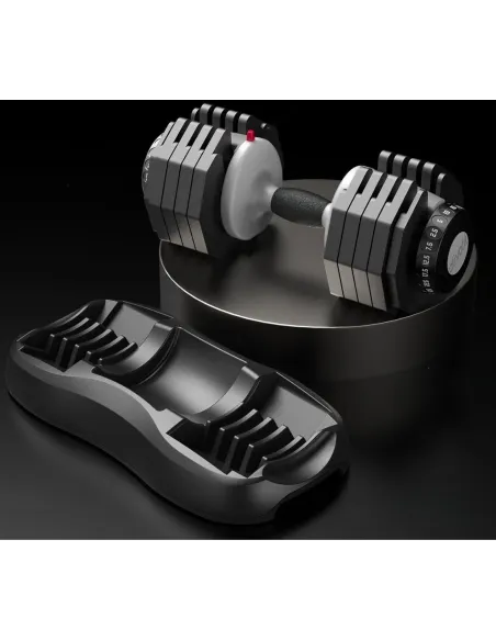 Hantla Z Regulowanym Ciężarem ATIVAFIT 25kg Uchwyt Antypoślizgowy Podstawka