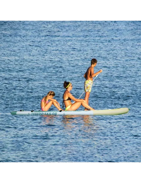 Deska SUP Tuxedo Paddle Board 13'0" Z Wiosłem Do Pływania Akcesoria 396cm
