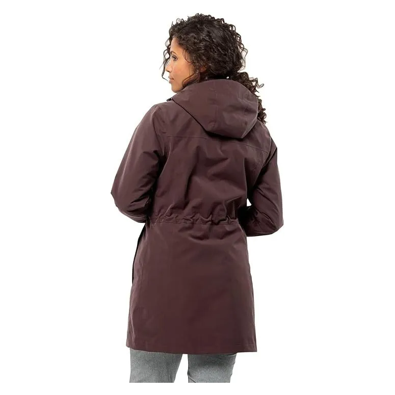 Kurtka Damska Zimowa Jack Wolfskin Ottawa Coat 3 W 1 Wodoodporna XL