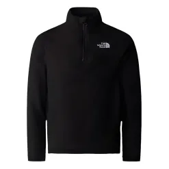 Polar The North Face Teen Glacier Fleece Młodzieżowy Zamek 1/4 Czarny L
