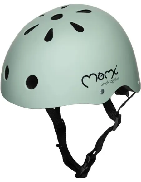 Kask Dziecięcy Rower Hulajnoga MoMi Mimi Zielony Mat ABS EPS 47-57cm