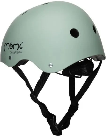 Kask Dziecięcy Rower Hulajnoga MoMi Mimi Zielony Mat ABS EPS 47-57cm