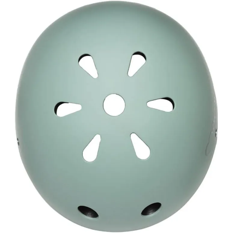 Kask Dziecięcy Rower Hulajnoga MoMi Mimi Zielony Mat ABS EPS 47-57cm