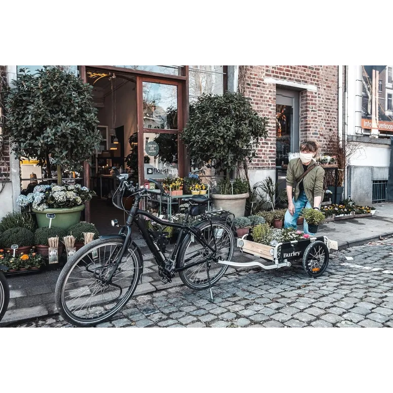 Przyczepka Rowerowa Bagażowa Burley Flatbed Cargo Ogrodowa Wózek Do 45kg