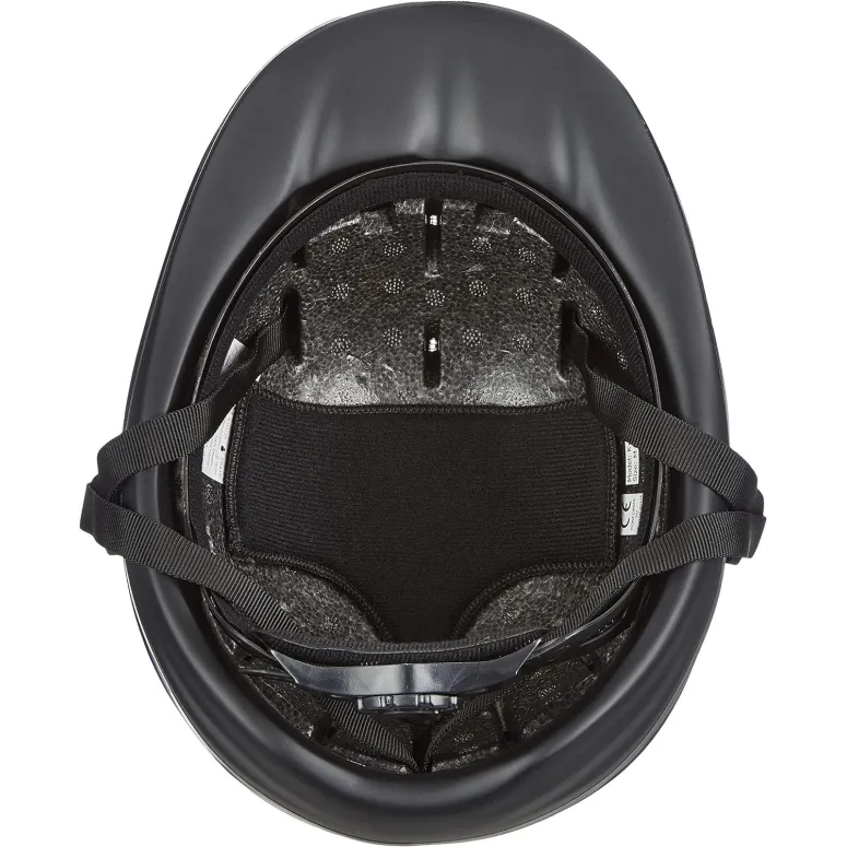 Kask Jeździecki Regulowany HKM New Flock Z Regulacją L 58-61cm Czarny
