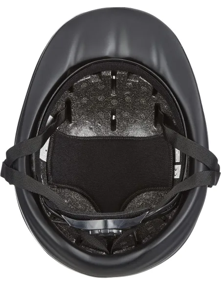 Kask Jeździecki Regulowany HKM New Flock Z Regulacją L 58-61cm Czarny