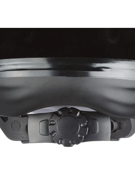 Kask Jeździecki Regulowany HKM New Flock Z Regulacją L 58-61cm Czarny