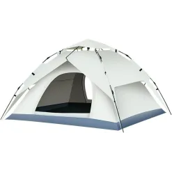 Namiot Turystyczny Samorozkładający ZAIED 3-4 Osobowy 2 Wejścia Pop-Up