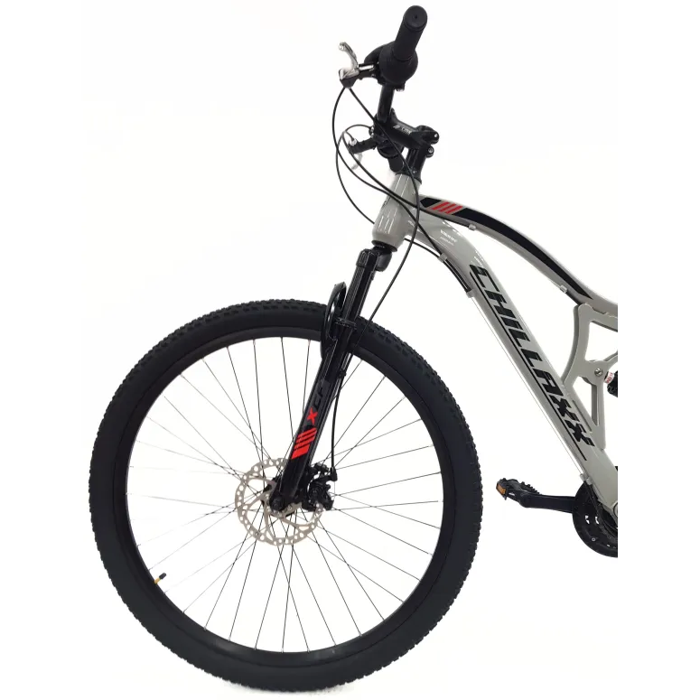 Rower Górski 29 Stal Męski Damski MTB Full Amortyzacja Tarcze Revo Dzwonek