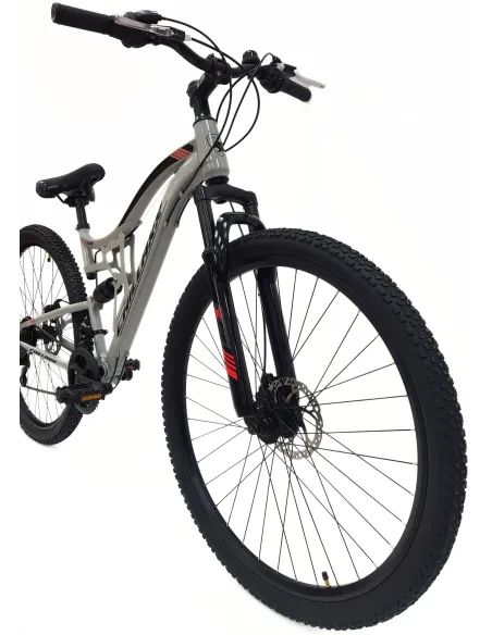 Rower Górski 29 Stal Męski Damski MTB Full Amortyzacja Tarcze Revo Dzwonek