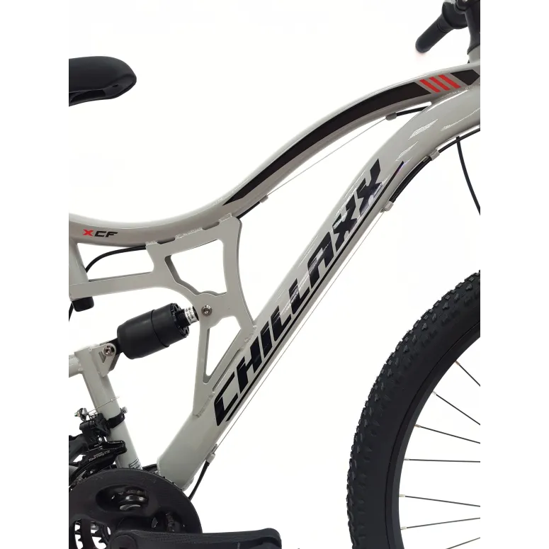 Rower Górski 29 Stal Męski Damski MTB Full Amortyzacja Tarcze Revo Dzwonek