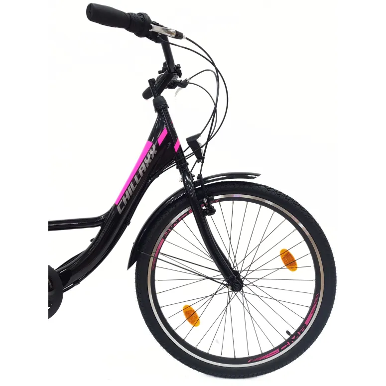 Rower Dziecięcy Miejski 24 Dziewczęcy Bagaż Dzwonek Stopka Światła Błotniki