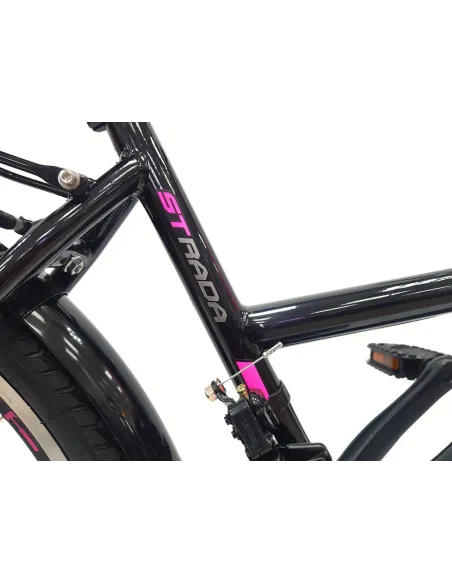 Rower Dziecięcy Miejski 24 Dziewczęcy Bagaż Dzwonek Stopka Światła Błotniki