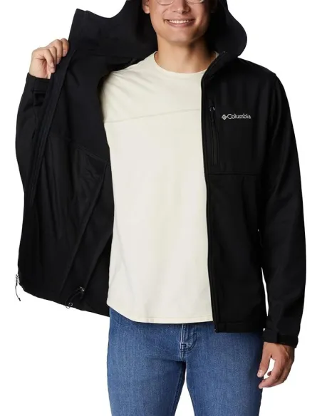 Kurtka Softshell Męska Columbia Ascend Czarna Wodoodporna Wodoszczelna r. L