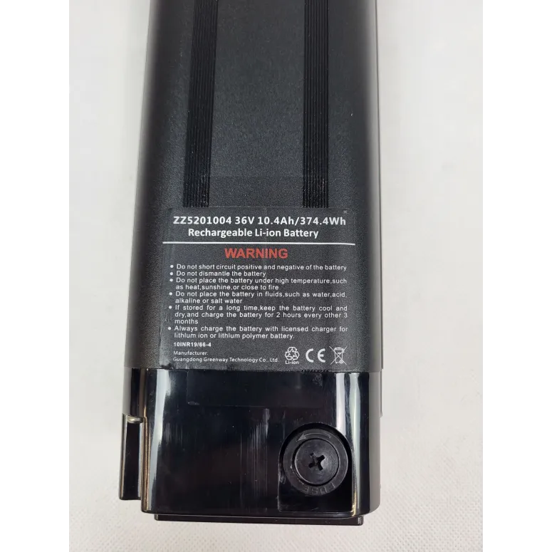 Bateria Do E-bike 36V 10,4Ah 374Wh Do Roweru Elektrycznego Zundapp